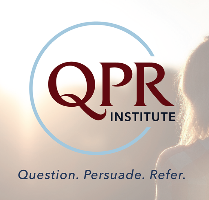 QPR Institute logo - Question, Persuade, Refer